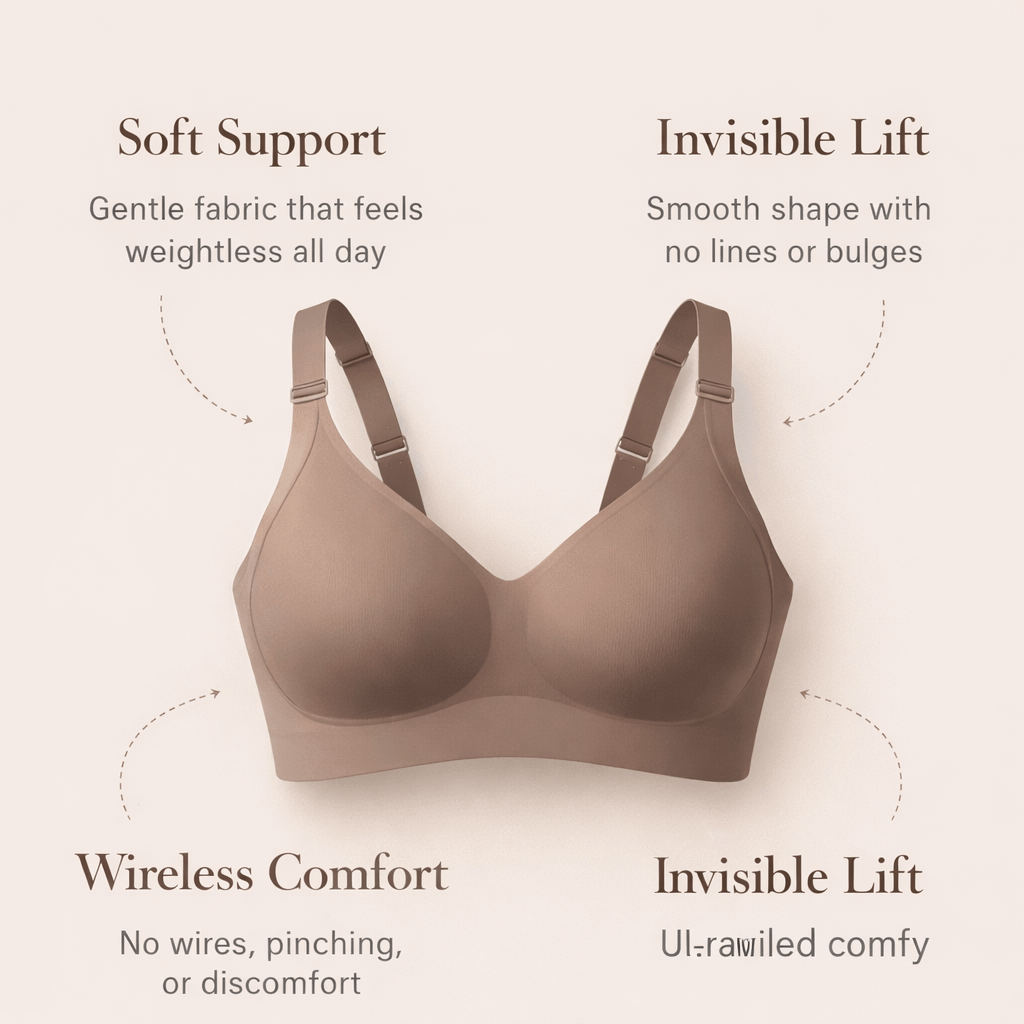 WIRELESS FULL COVERAGE JELLY  BRA
