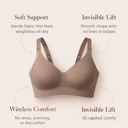 WIRELESS FULL COVERAGE JELLY  BRA