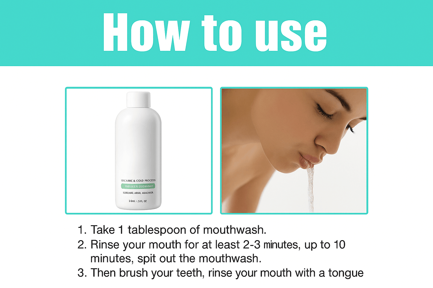Oil Pulling Rinse Mouthwash