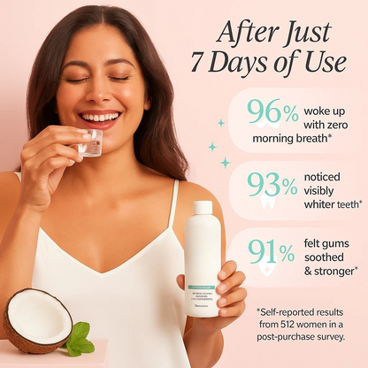 Oil Pulling Rinse Mouthwash